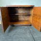 Lane Vintage Staccato Brutalist Mid Century Walnut Side Cabinet