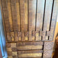 Vintage Lane Mid Century Walnut Brutalist Armoire