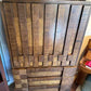 Vintage Lane Mid Century Walnut Brutalist Armoire