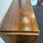 Lane Furniture Vintage Staccato Brutalist Mid Century Walnut Cabinet Hutch