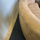 Custom Made By Weiman Preview Suede Mid Century Kidney Shaped Curved Sofa