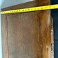 Vintage Asian Tansu Banded Burl Wood Chest Brass Mounted Storage Cabinet #0112