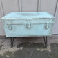 Vintage Antique Trunk Coffee Table with Legs American Agriculture Chemical Co.