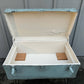 Vintage Antique Trunk Coffee Table with Legs American Agriculture Chemical Co.