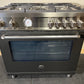 $5000 NEW Bertazzoni Italy Master Series 36 Inch Freestanding Gas Range Propane