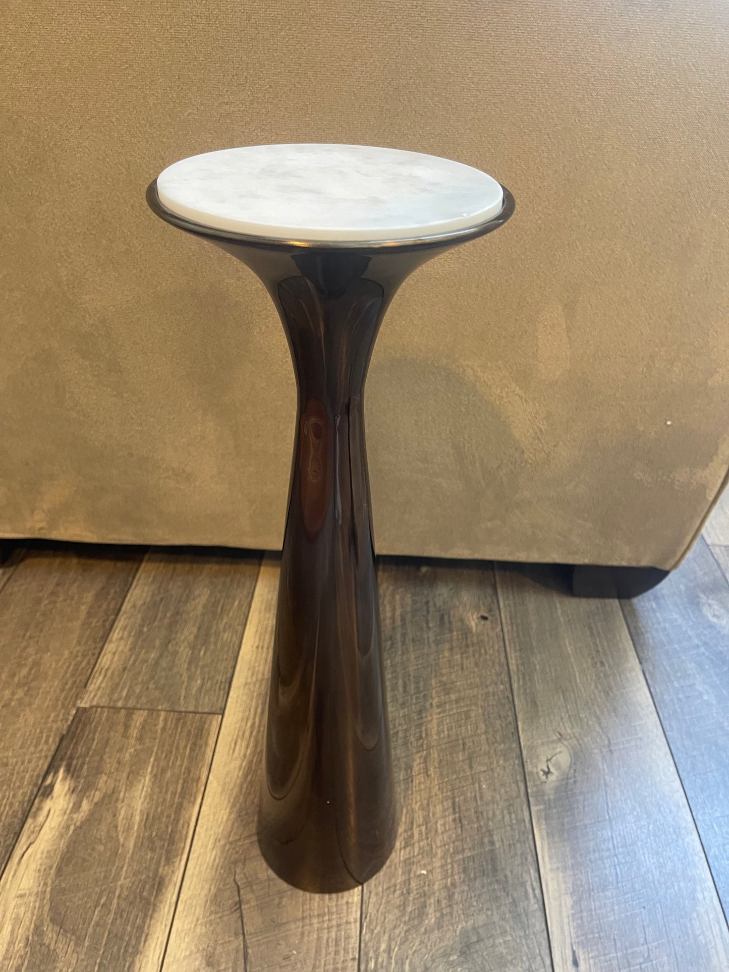 Bronze West Elm Drink Table