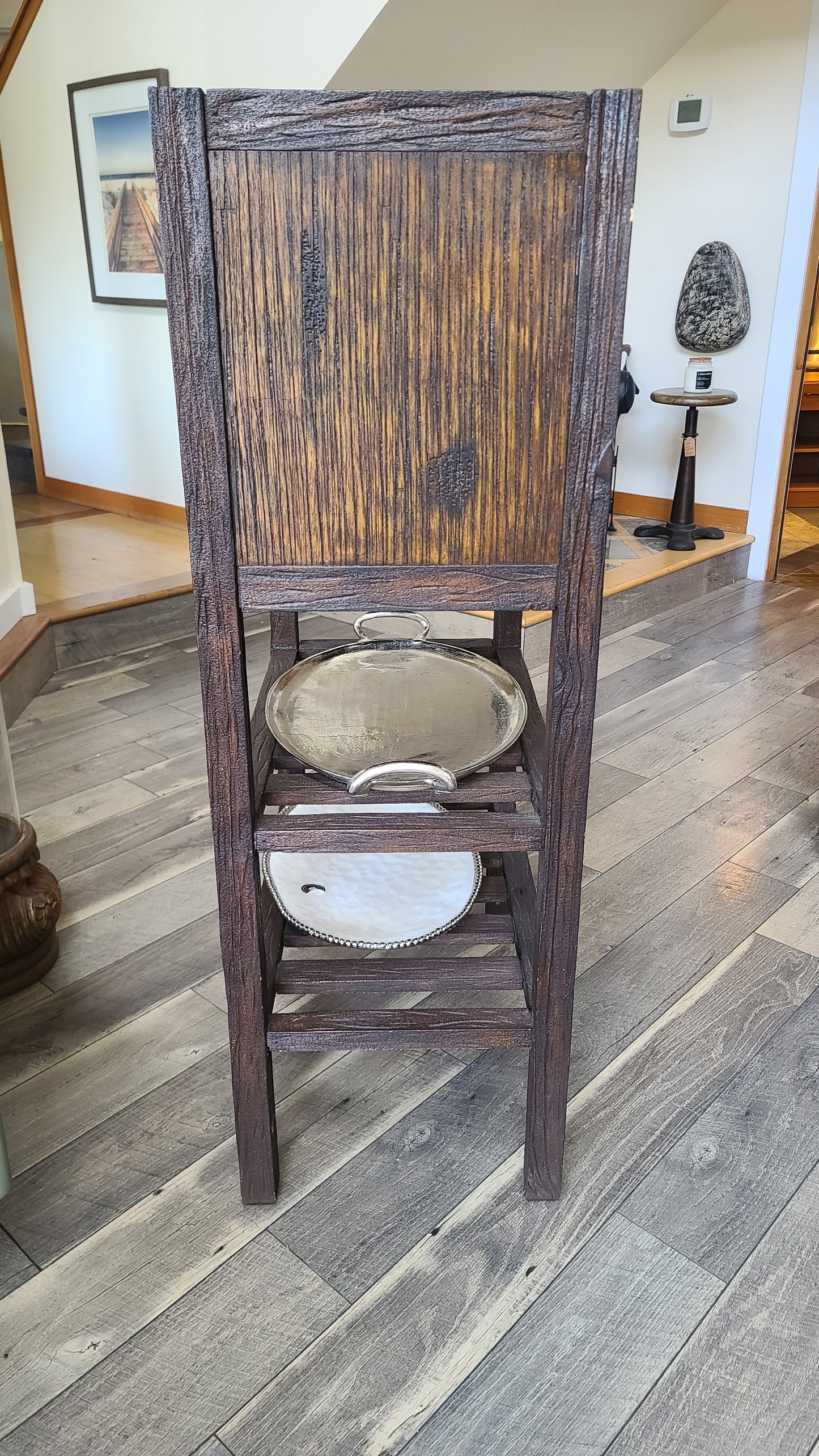 Console with Drop Down Mirror Cabinet