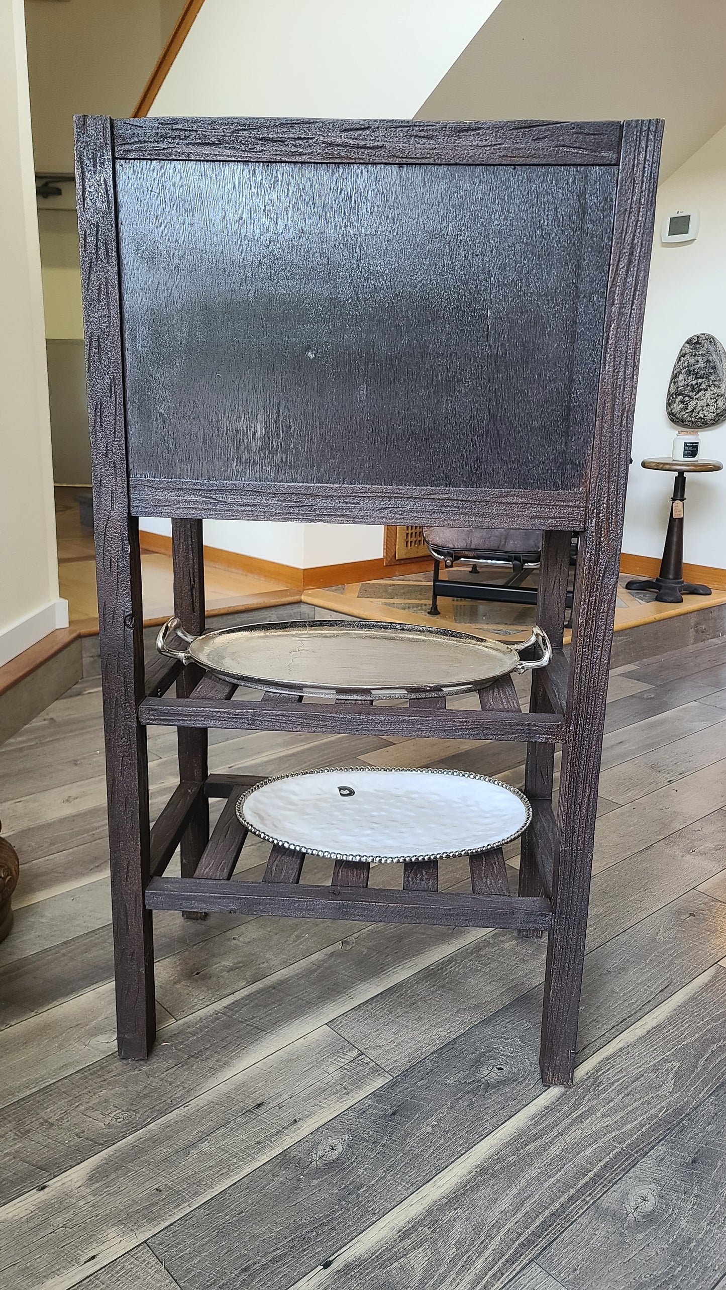 Console with Drop Down Mirror Cabinet