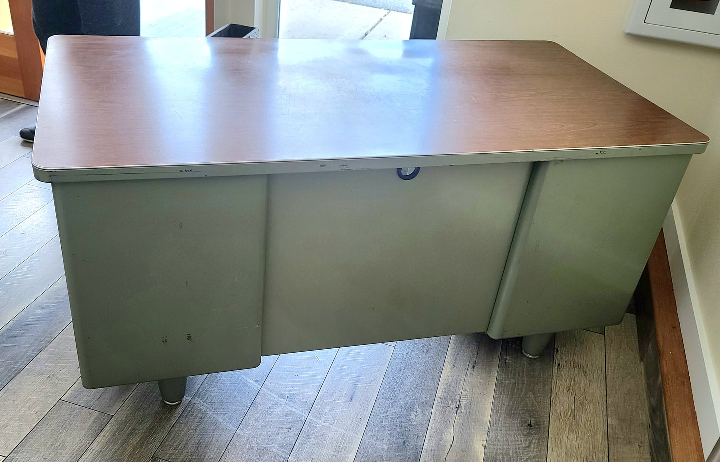 Mcdowell & Craig Vintage Metal Tanker Desk