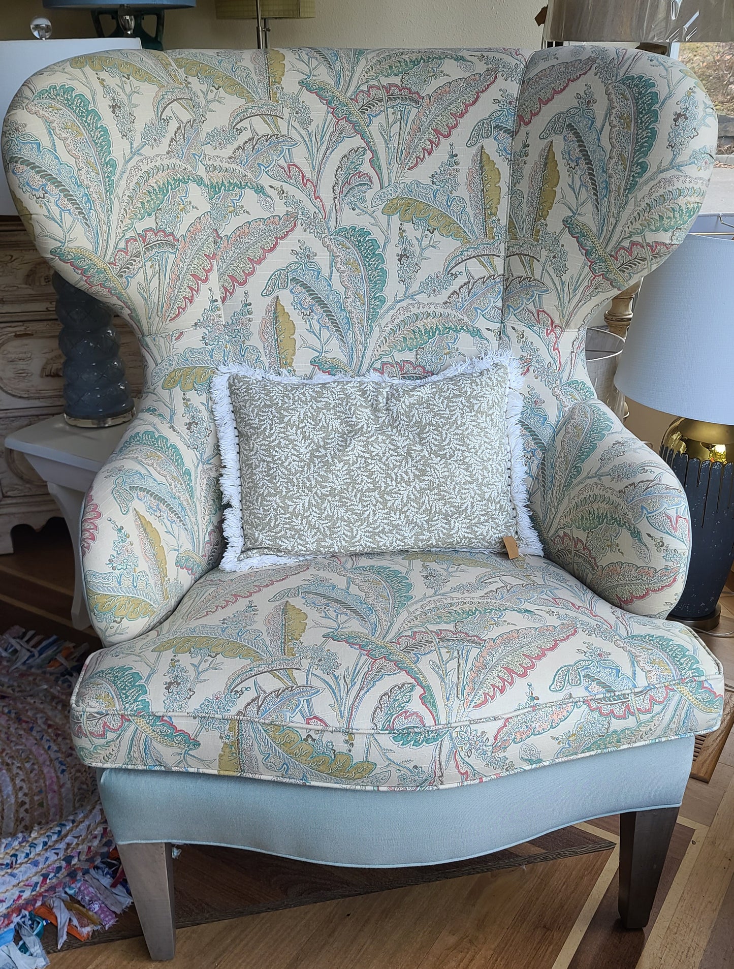 Ethan Allen Custom Made Floral Chairs, Like New