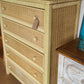 Vintage Henry Link Wicker Dresser