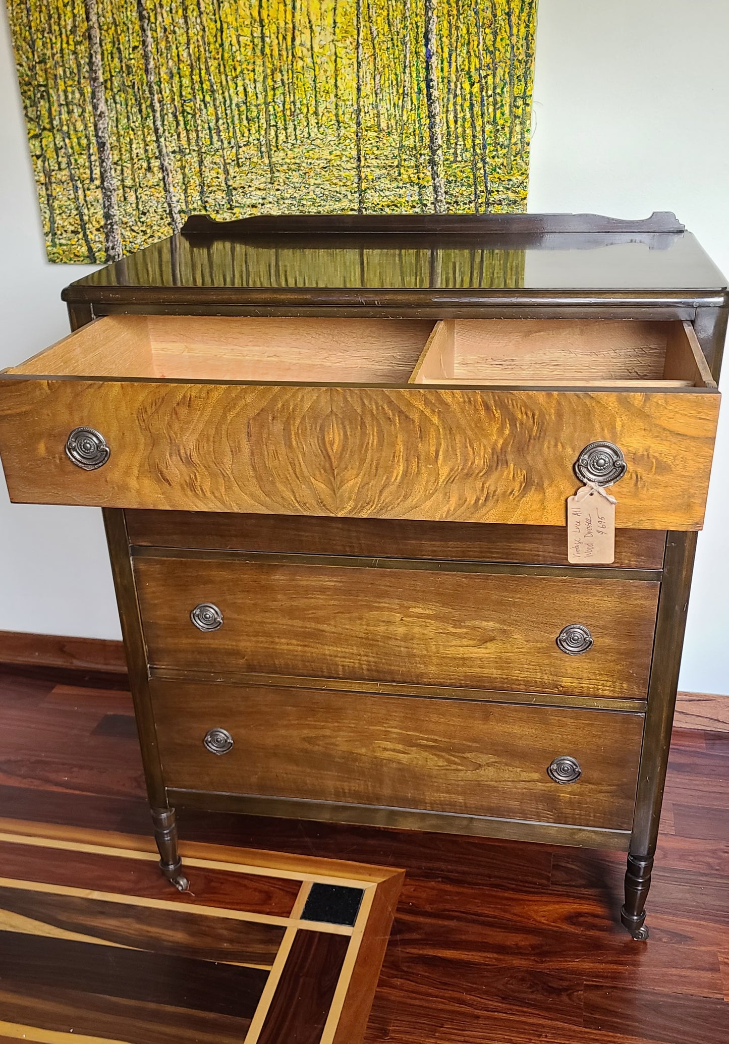 Vintage Luce All Wood Dresser