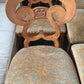 Ornate Orange Wood Chair