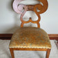 Ornate Orange Wood Chair