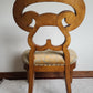 Ornate Orange Wood Chair