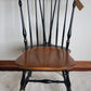 Vintage L. Hitchcock Spinndle Brace Back Windsor Style Arm Chair