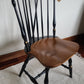 Vintage L. Hitchcock Spinndle Brace Back Windsor Style Arm Chair