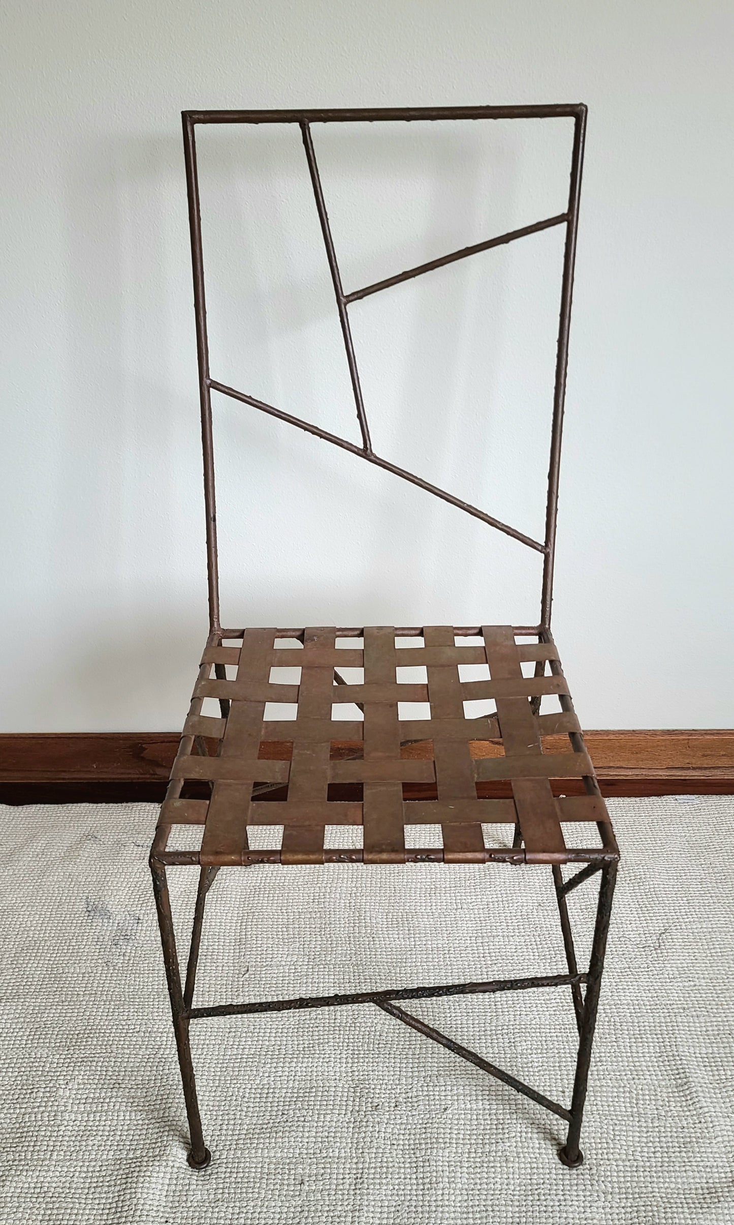 Copper Metal Chair