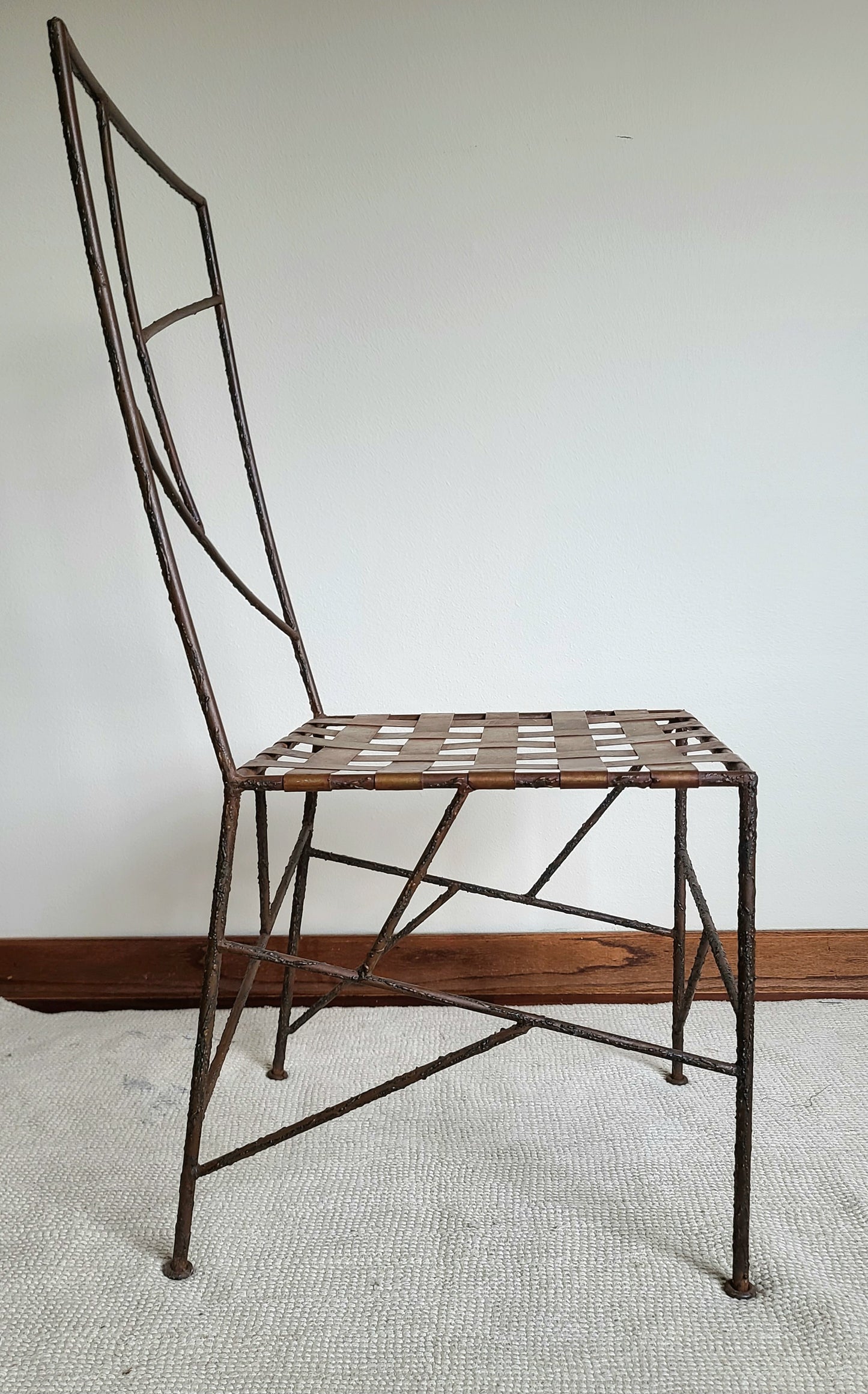 Copper Metal Chair