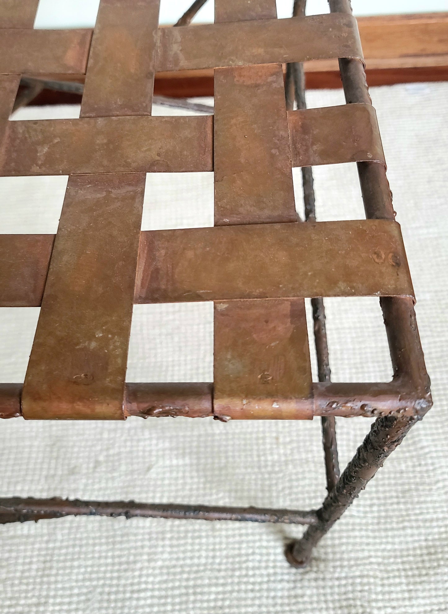 Copper Metal Chair