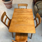 Solid Wood Dining Table w/ Chairs Set