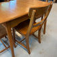 Solid Wood Dining Table w/ Chairs Set