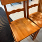 Solid Wood Dining Table w/ Chairs Set