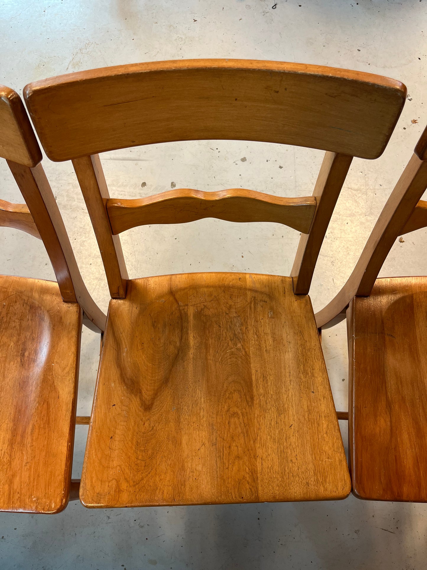 Solid Wood Dining Table w/ Chairs Set