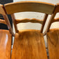 Solid Wood Dining Table w/ Chairs Set