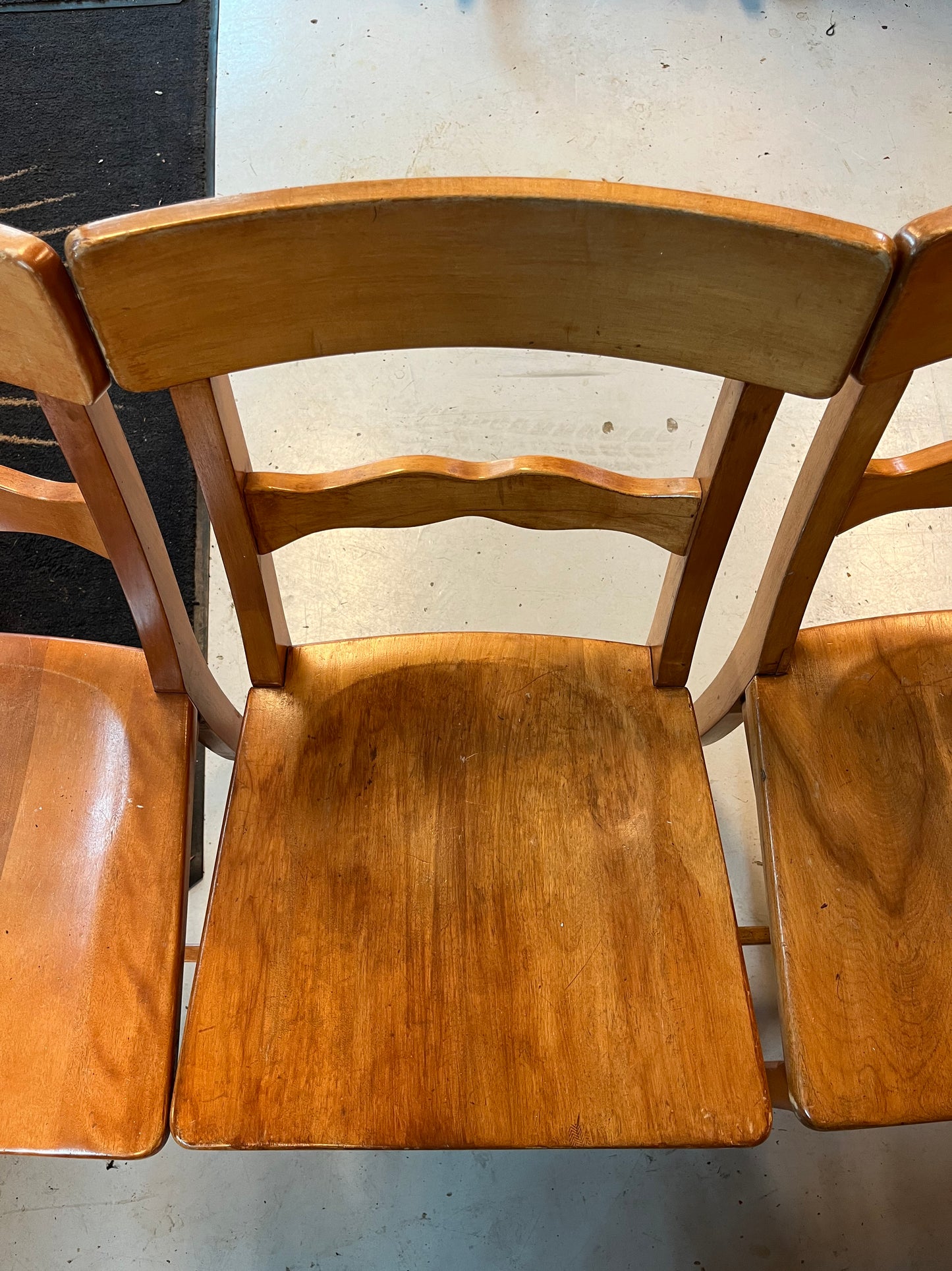 Solid Wood Dining Table w/ Chairs Set