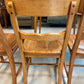 Solid Wood Dining Table w/ Chairs Set