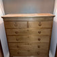 Antique Pine Tall Dresser Late 1800s