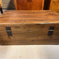 Solid Wood Chest with Metal Clasp