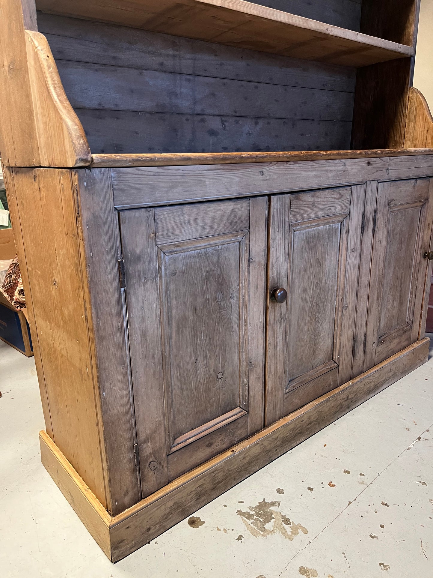 Antique Pine Hutch Late 1800s