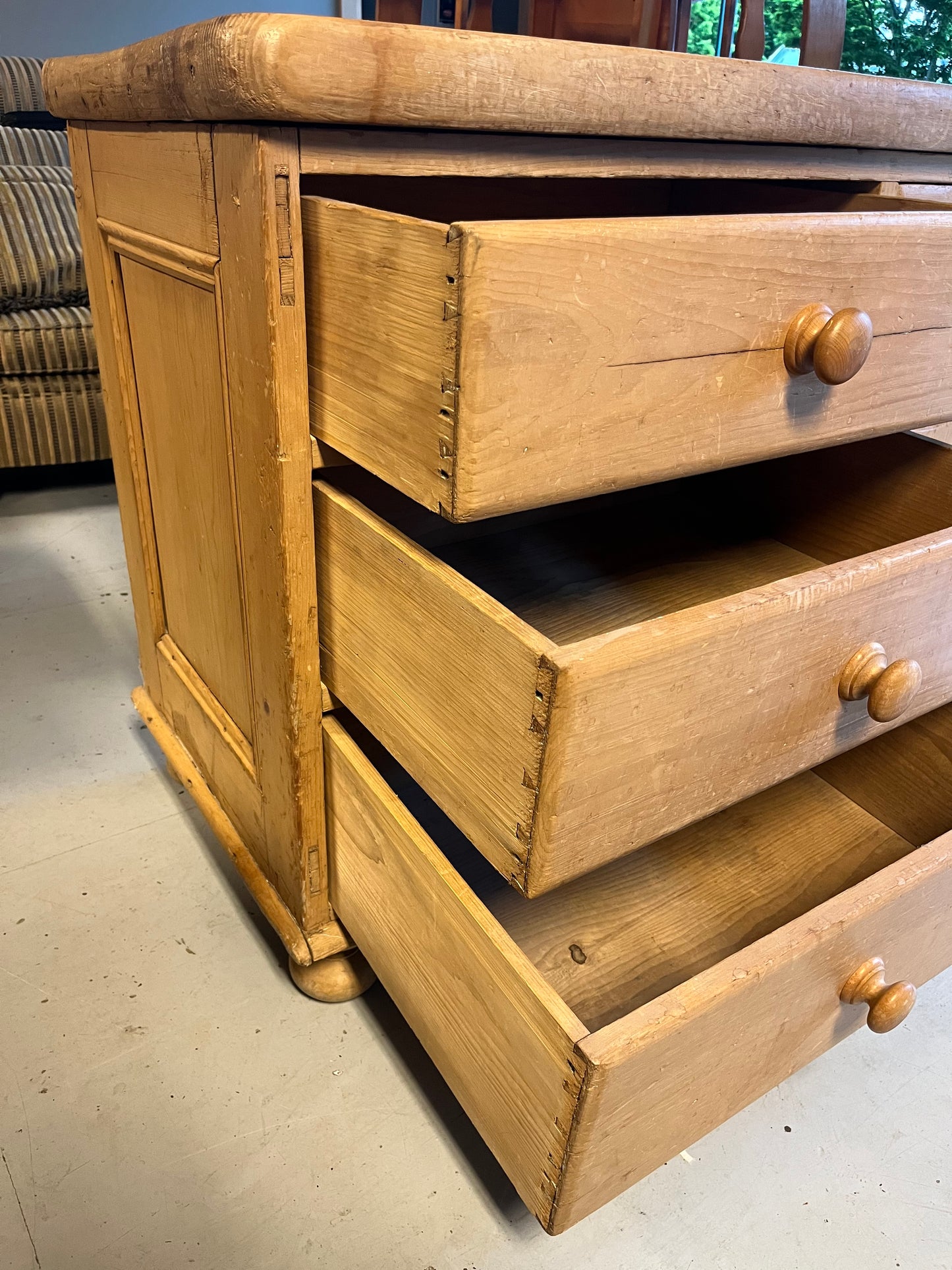 Antique Pine Dresser Late 1800s