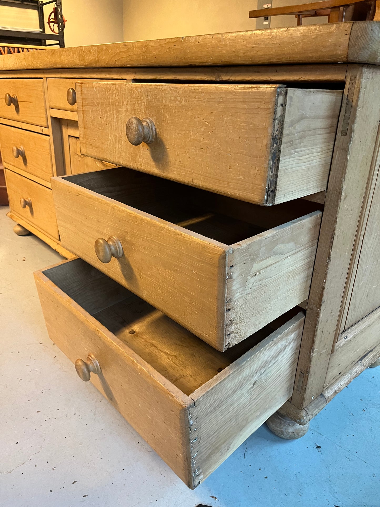 Antique Pine Dresser Late 1800s