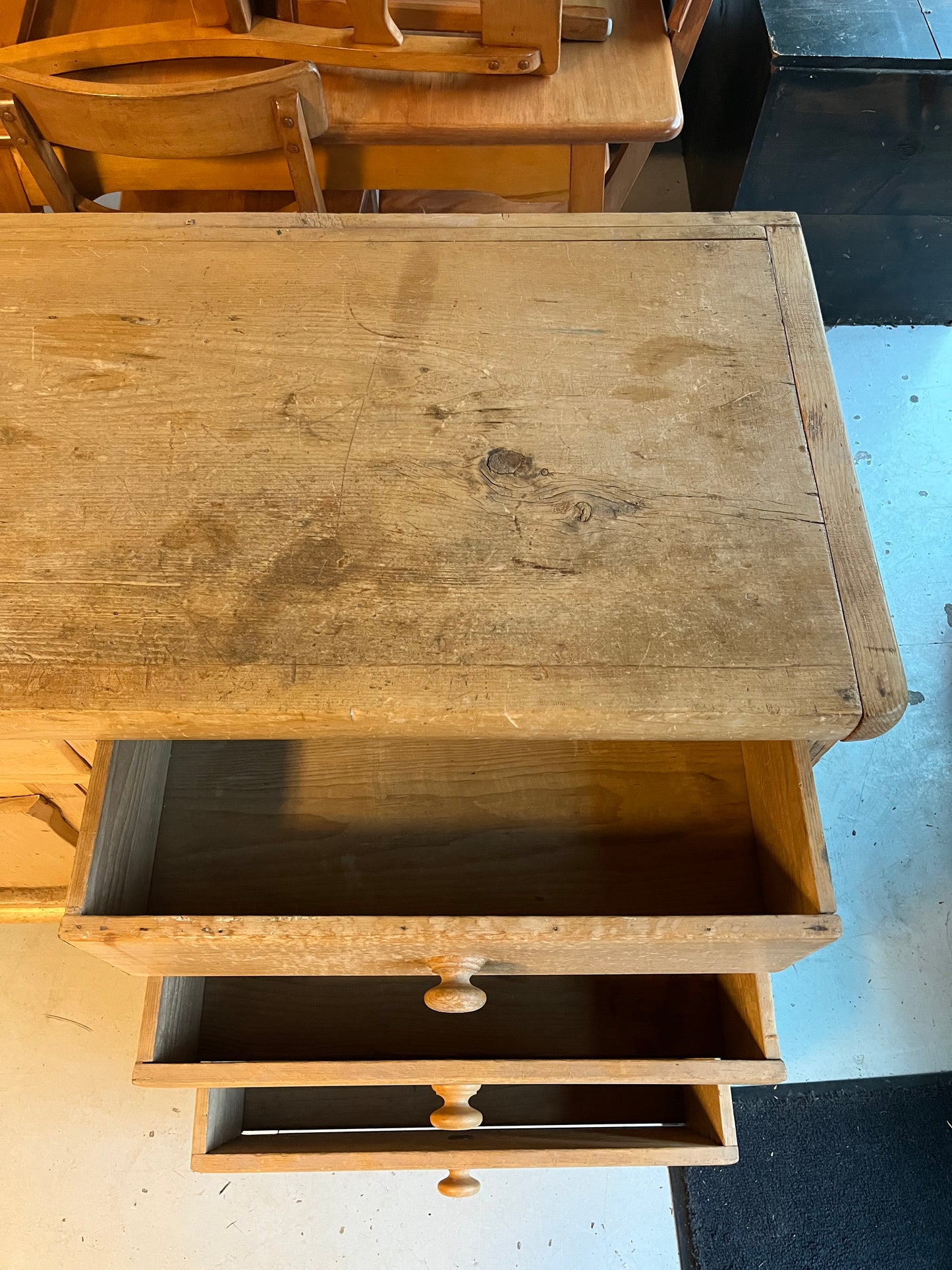 Antique Pine Dresser Late 1800s