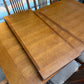 Mission Style Dining Table with Leaf + 6 Chairs