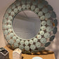 Round Flower Mirror, Iodized Copper Style