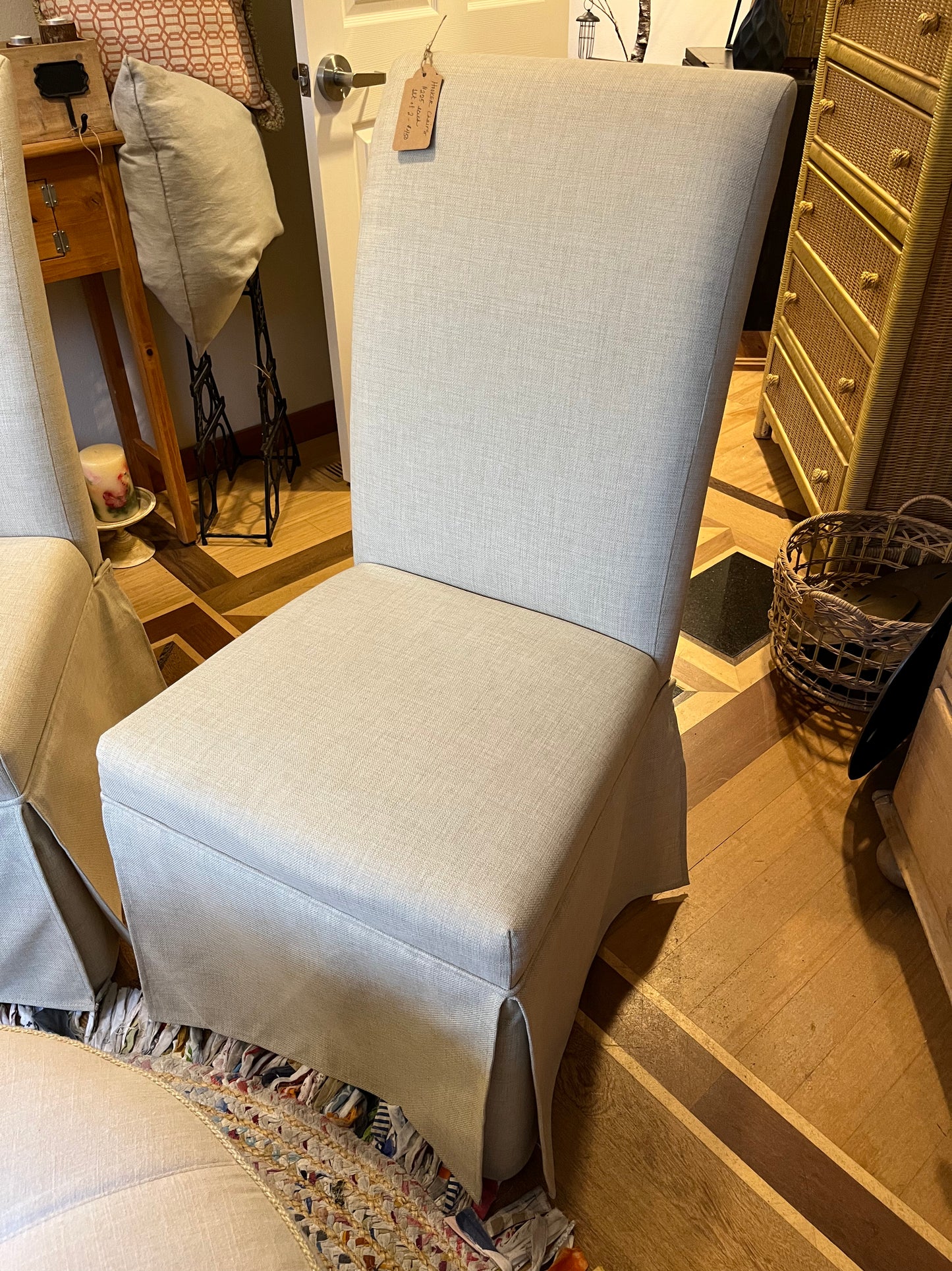 Hooker Furniture Tan Twill Chairs