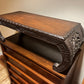 Antique Carved Chinese Wood Table / Bench