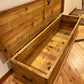 Antique Long Wood Chest