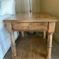 Ethan Allen, Wood Side Table, Light Brown