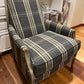 Joe Ruggiero Plaid Chair